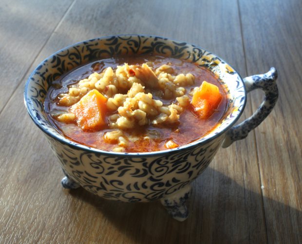 moroccan pearl of barley soup